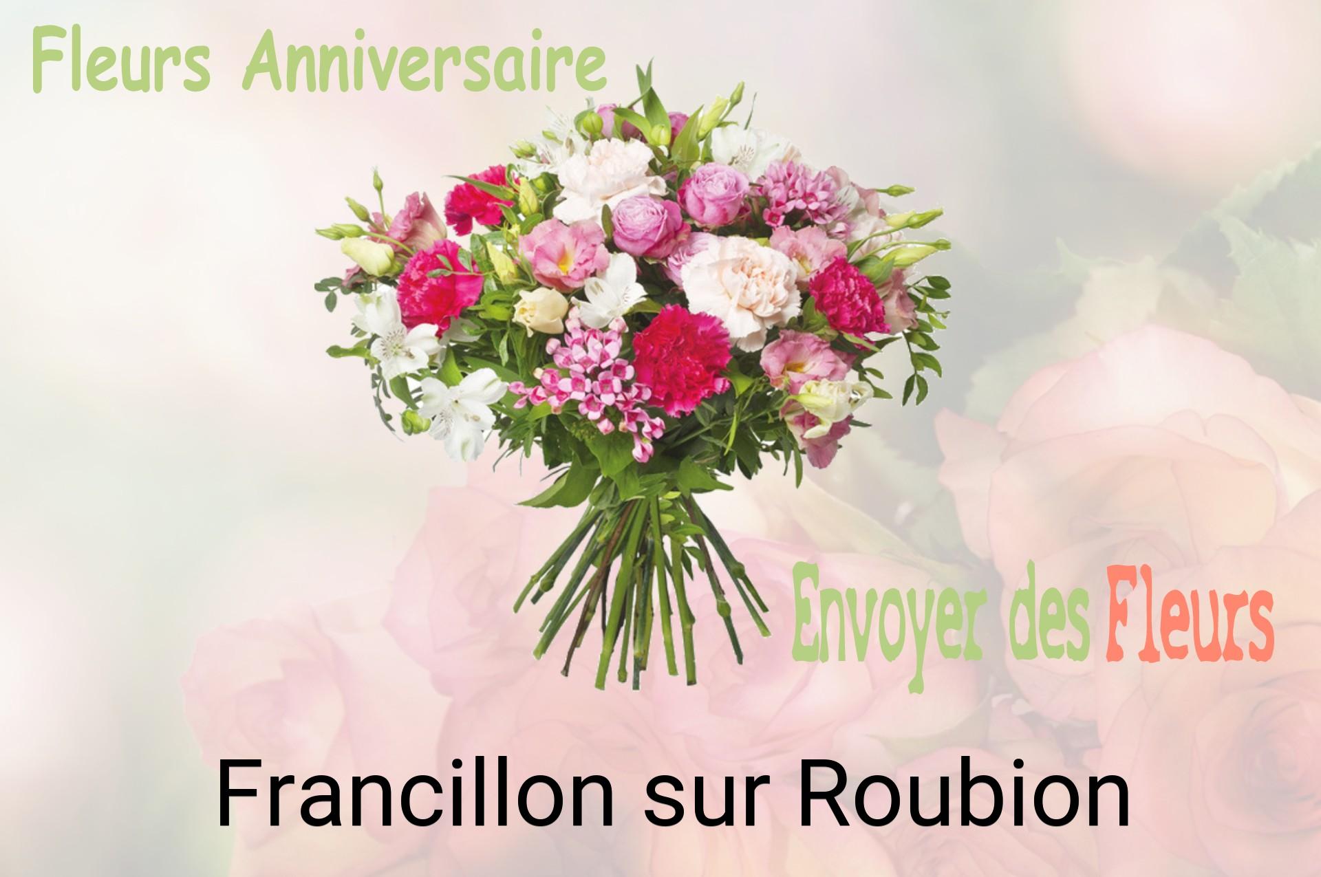 Bouquet de fleurs d’anniversaire livré à Francillon-sur-Roubion