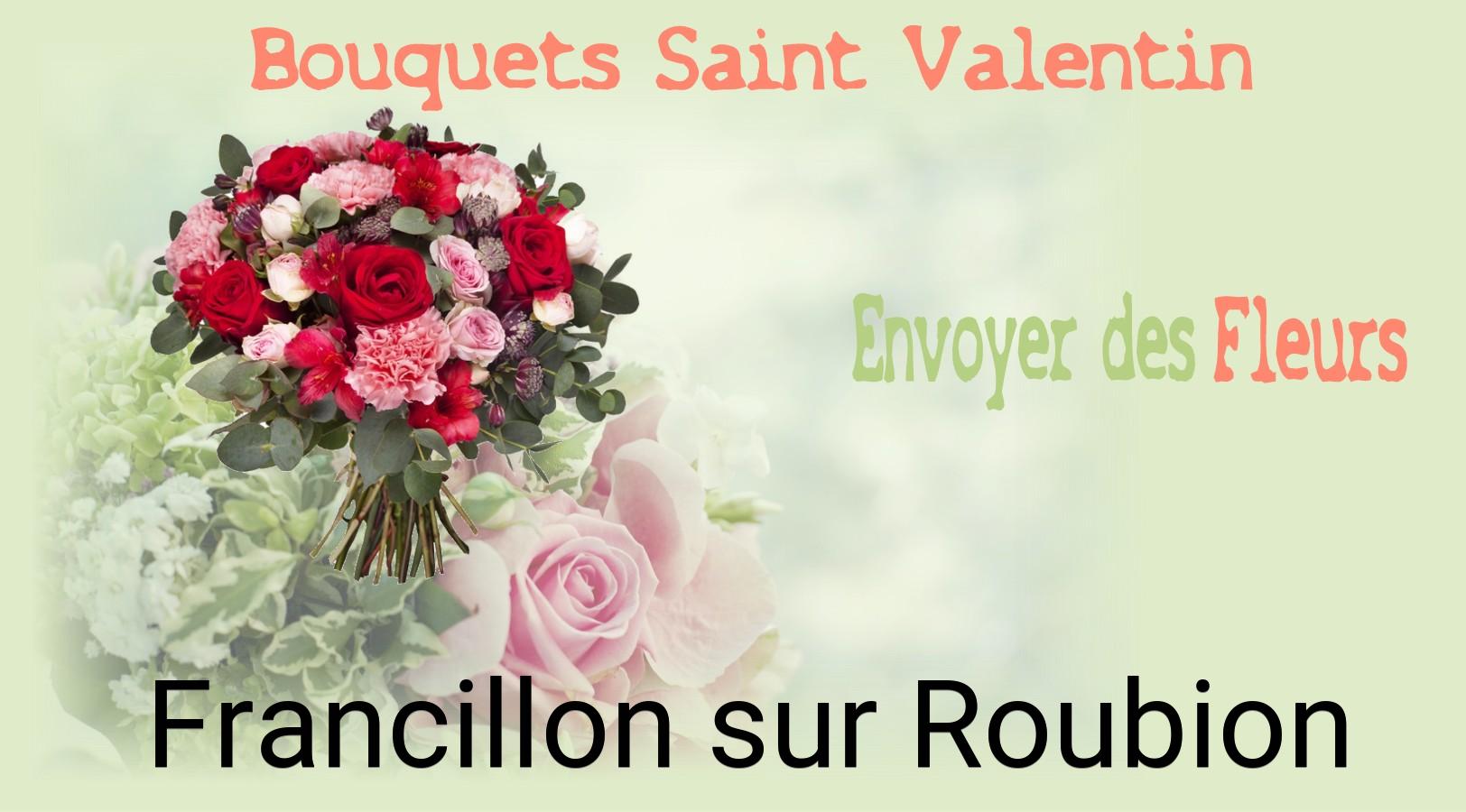 Roses de Saint-Valentin livrées à Francillon-sur-Roubion